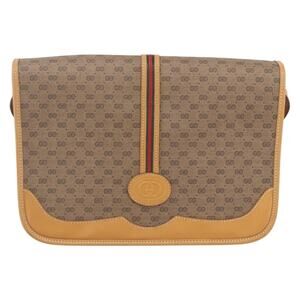 Gucci Micro GG Supreme Shoulder Bag Beige
